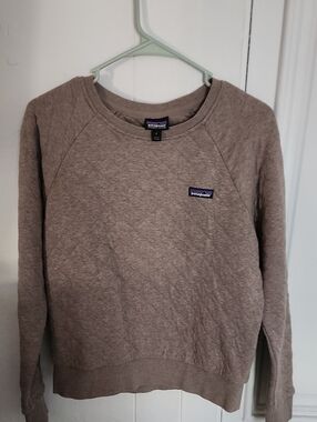 Patagonia Taupe Heather Crewneck Sweatshirt